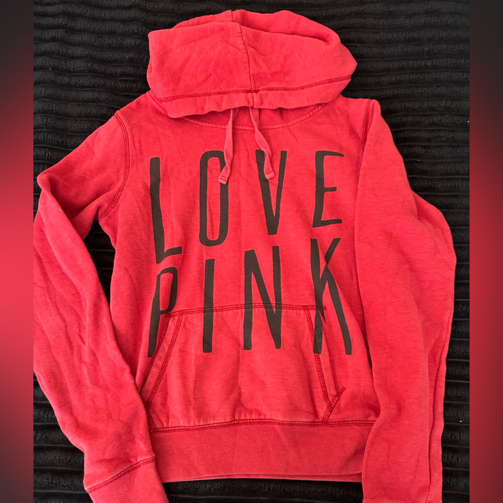 PINK Victoria's Secret Red Hoodie